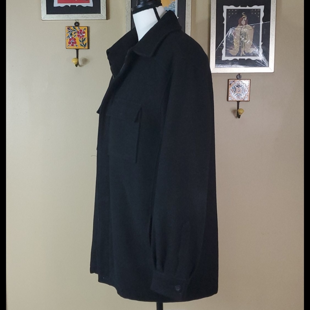 Liz Claiborne black wool jacket - Picture 2 of 8